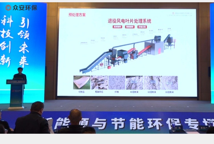 眾安環(huán)保攜退役風電葉片處理方案 2024鄭州高新區(qū)科技成果轉化大會