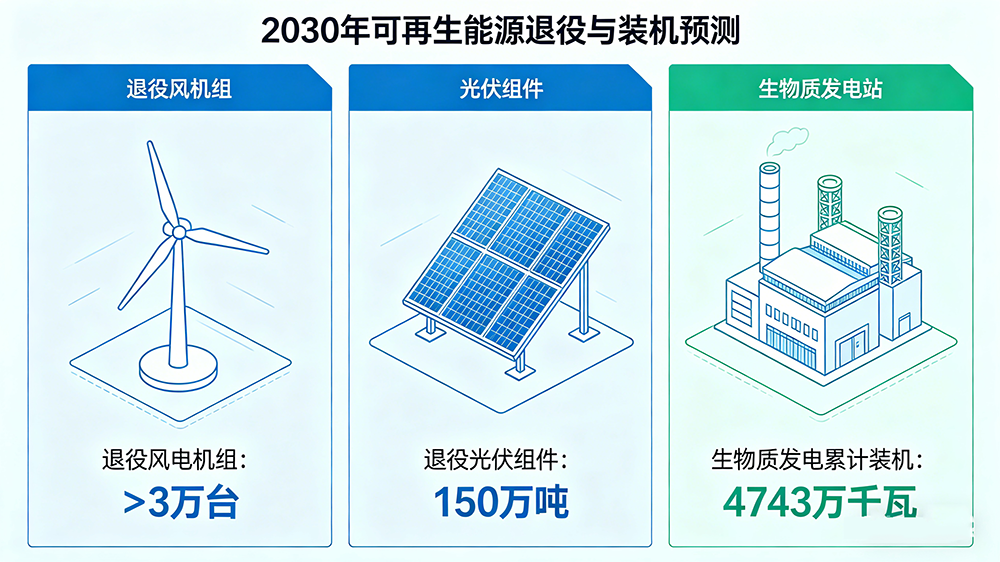 國務(wù)院能源新政落地，風(fēng)電光伏等新能源固廢資源化，迎來全新機(jī)遇
